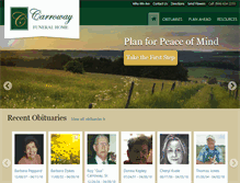 Tablet Screenshot of carrowayfuneralhome.com